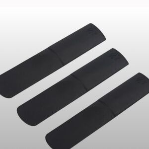 POCREATION Plastic Alto Saxophone Reeds 2.5 Strength 3 Piece Set Black